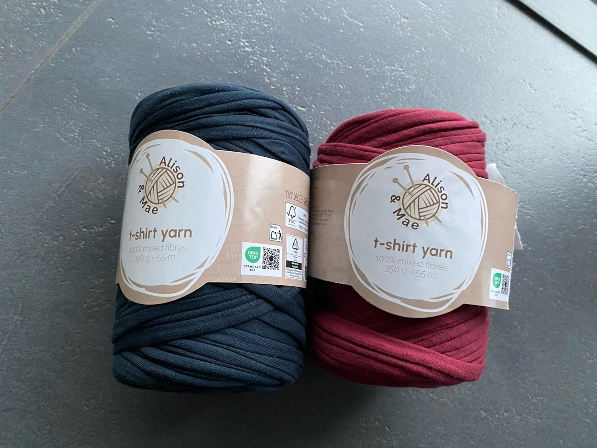 Maxee Set van 2 bollen T-shirtgaren, 400 g (elk 200 g), zacht garen