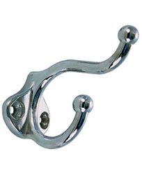 Perko 0975DP2CHR Hook Coat 3'' Chrome