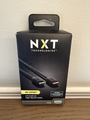 NXT Technologies 4ft 4K HDMI High-Speed Cable Ethernet 10.2Gbps NEW