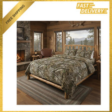 Realtree APX Camo Bed in a Bag Set Full Size Bedding Comforter Sheets