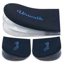 Urwalk 3 Layers Adjustable Supination Over-Pronation Small, Black - 2 Pairs