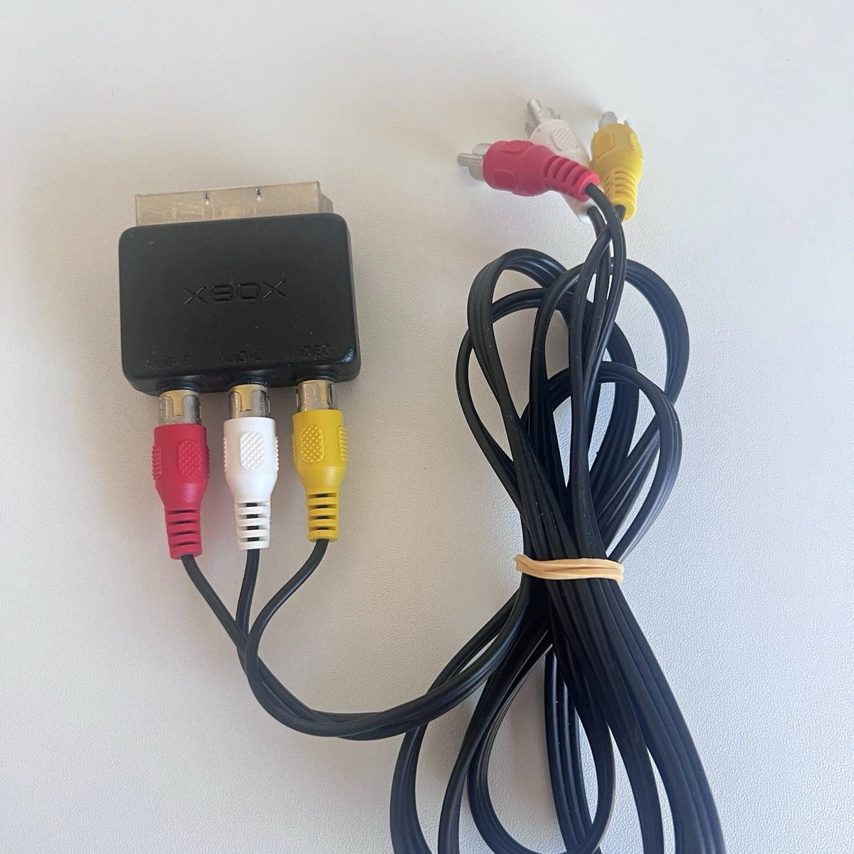 Adaptateur Vidéo SCART - RCA Officiel Xbox Première Génération / Xbox 360 - Microsoft