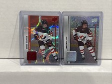 Emma Maltais 2 Card Lot Team Canada Juniors Toronto Sceptres PWHL