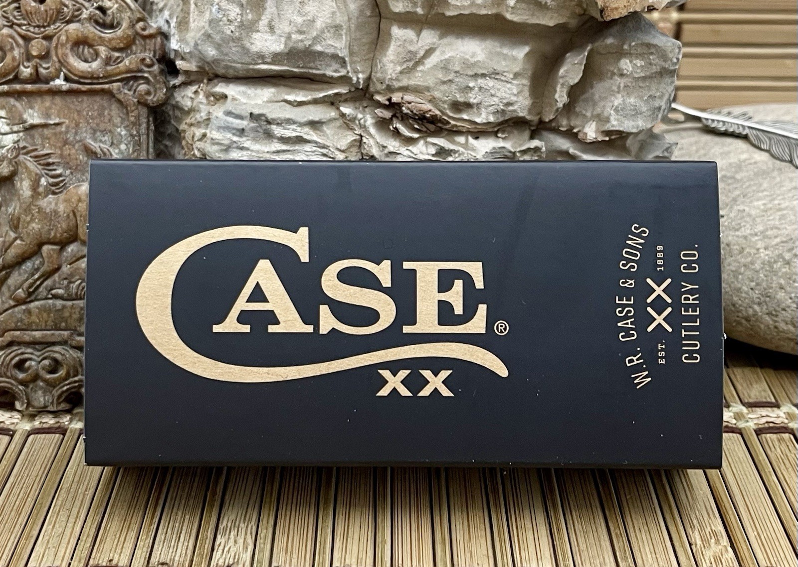 Case XX Black Velvet Jewel Knife Display Box for Case XX Pocket Knives