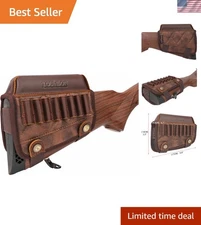 Top-Grain Leather Cheek Pad with Shell Holder