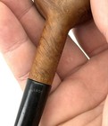 Vintage Estate IRC Dijon Billiard Tobacco Pipe Brown Briar Black Stem France — photo 6