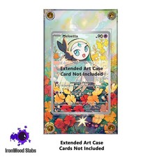 Meloetta MEP 026 Illustration Rare Black Star Promo - Extended Art Display Case