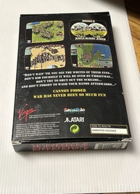 Atari  Jaguar Cannon Fodder 64 BIT Kids To Adults Sensible Software Virgin