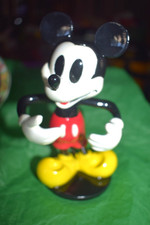 Estate: Vintage Disney Mickey Mouse Toothbrush Holder 6" T Holds 2 Tooth Brushes