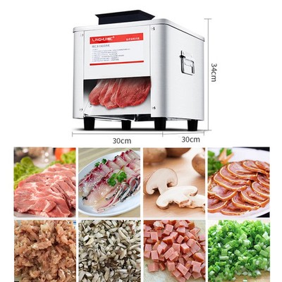 Elektrischer kommerzieller Fleischschneider Fleischzerkleinerungsmaschine 850W