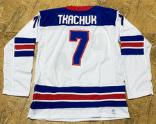 Men's BradyTkachuk 7 Team USA Winter Olympics 2026 ALL Stitched