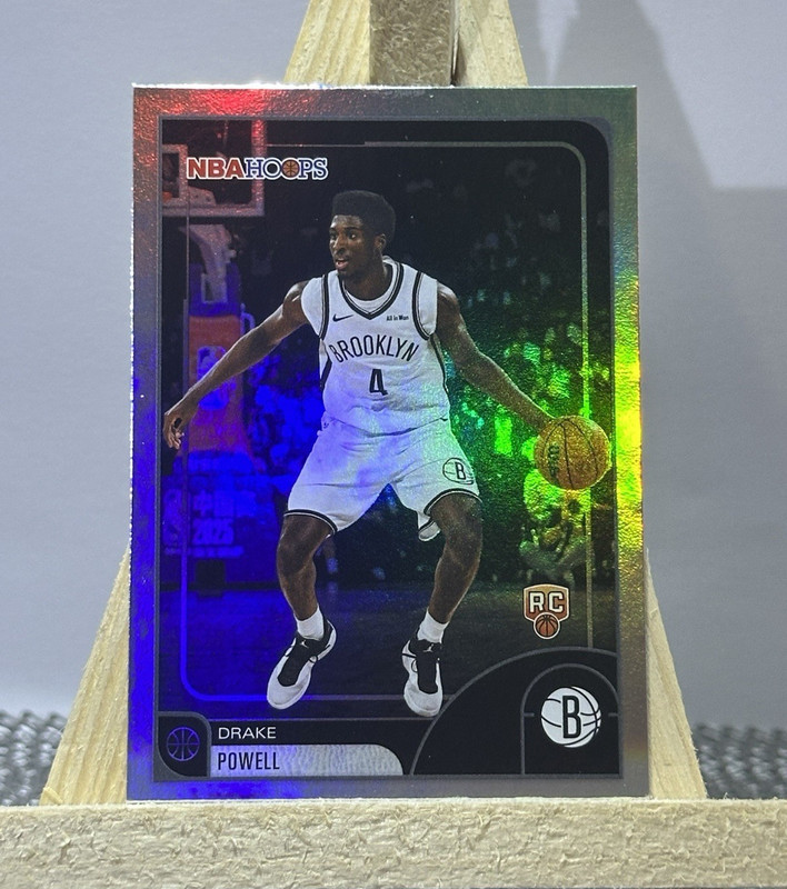 2025-26 Topps NBA Hoops Drake Powell Rookie #93 Brooklyn Nets