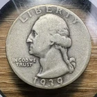 1939-D Washington Quarter - Actual Coin Shown - Free Shipping & Tracking INV#218