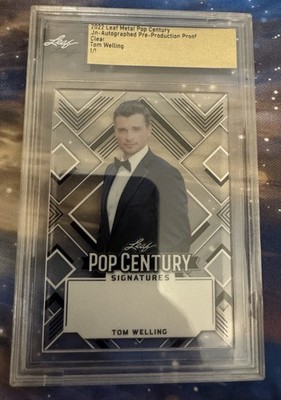2022 Leaf Metal Pop Century - 1/1 Tom Welling - Pre-Production Proof CLEAR