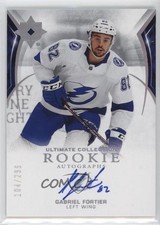 2021 Upper Deck Ultimate Collection Rookies /299 Gabriel Fortier #179 Auto 3vx