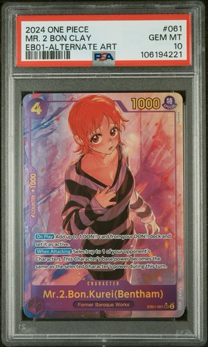 2024 Mr.2.Bon.Kurei Bentham [Alternate Art] #EB01-061