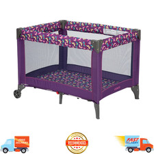 Cosco Kids Funsport Portable Compact Baby Play Yard, Butterfly Twirl Travel Crib