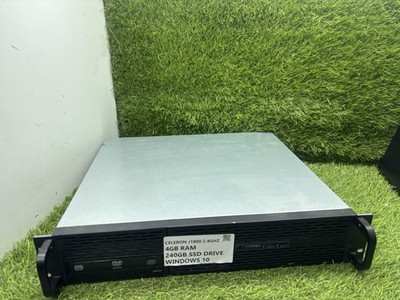 CUSTOM RACK MOUNTED PC CELERON 4GB 240GB SSD WINDOWS 10 COMPUTER HDMI RS232 FAST