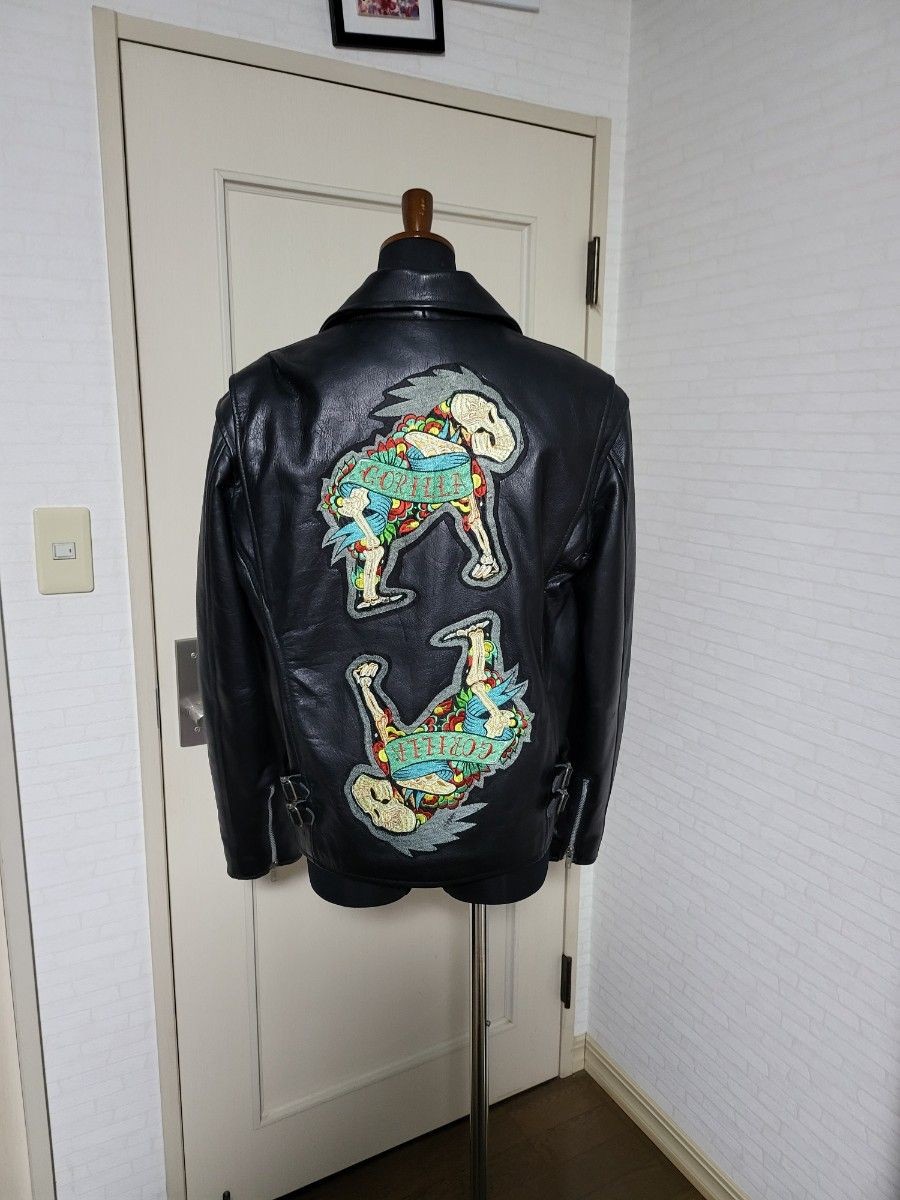 Leather jacket custom embroidery patch leather LL… - image 3