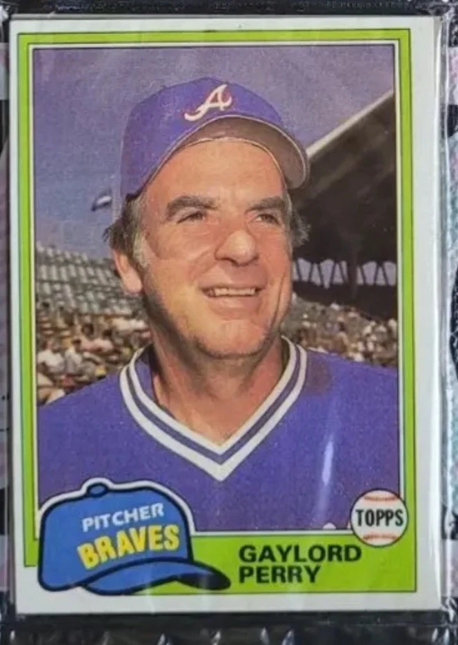 1981 年 Topps 假日架包名人堂 Gaylord Perry、Rollie Fingers、M. Schmidt — 第 3/4 张图片