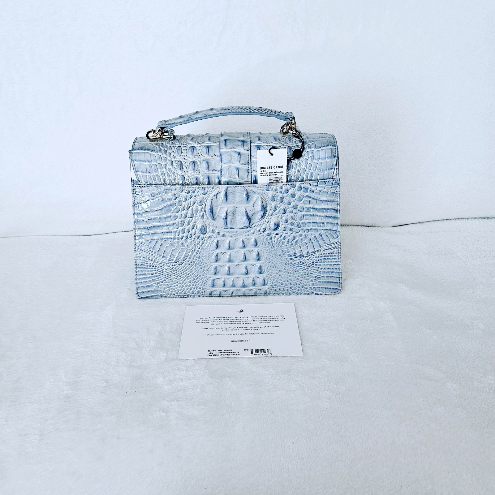 NEW BRAHMIN HEAVENLY BLUE HALLIE W/VERONICA WALLET image 3