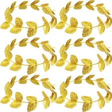 30 Piece Laurel Wreath Crown Greek Roman Toga Headband Gold