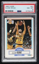 1990-91 Fleer Vlade Divac #91 PSA 8 HOF 0z95