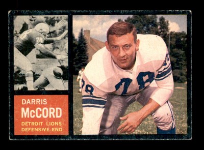 1962 Topps #57 Darris McCord   VG/VGEX X3399604