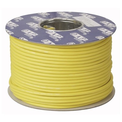 DAP - MC-226 Gelbes doppelt isoliertes Mikrofonkabel, 100-m-Rolle
