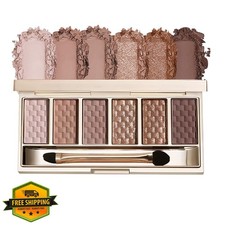 Neutral Nude Brown Eyeshadow Palette 6 Shades Matte Shimmer