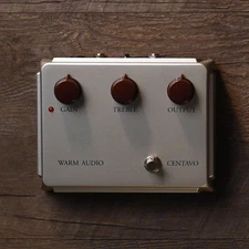 Warm Audio Centavo Limited Edition Silver Professional Overdrive Pedal WA-CVS –