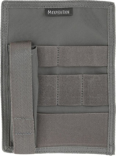 Panel de administración Maxpedition gris gancho y bucle para mochilas de entidad - NTTPNAGRY