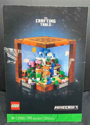LEGO Minecraft The Crafting Table Collectible Building Set 21265 - Marks on box