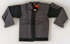 Dickies GDT290 Work Jacket Small NWT Gray Black Utility Full Zip Coat