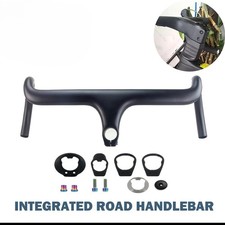 Gravel Road Bicycle Handlebar Internal Wiring Integrated Drop Bar with Spacers
