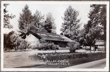 Vintage Pine Valley Cabins RPPC Pine Valley California