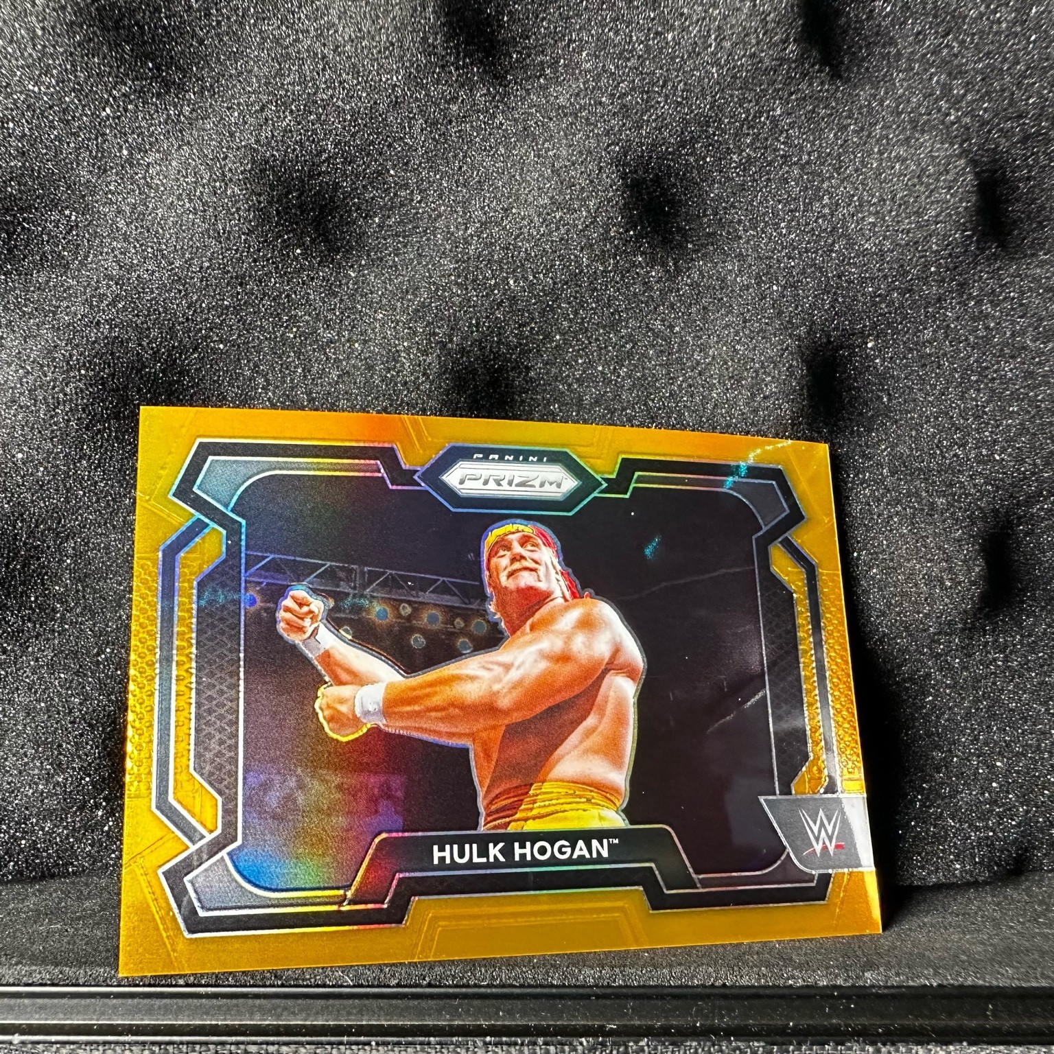 2024 Panini Prizm WWE Hulk Hogan Orange Prizm /99 #70 SP