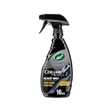 Spray Wax - Ceramic Acrylic Black, Fills Scratches, Water Repellent, 16 oz