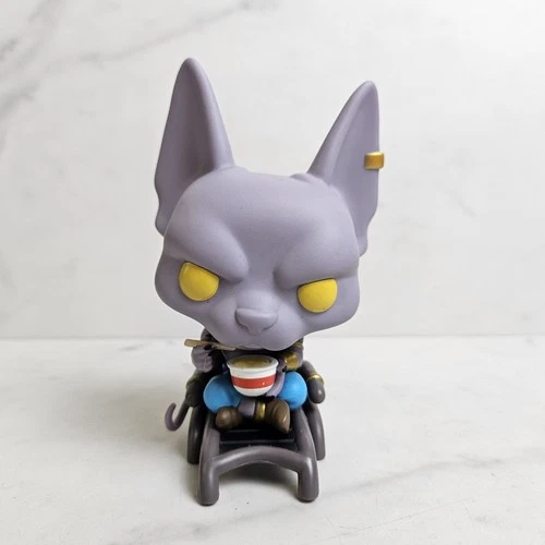 Funko Pop! : Dragon Ball Beerus Eating Noodles Hot Topic Exclusive Loose
