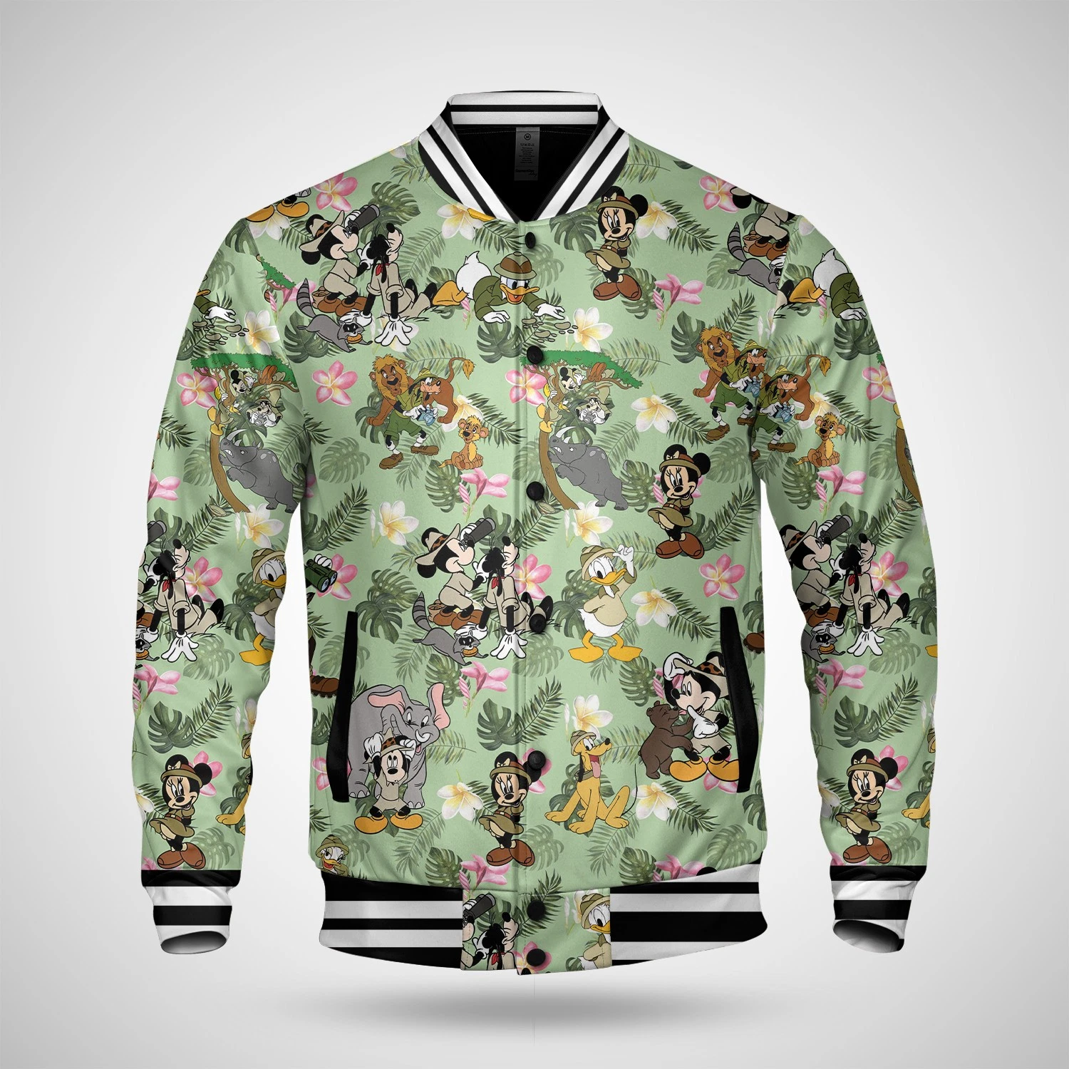 Mickey Mouse And Friends Jungle Cruise Safari Trip Aloha Summer Jacket
