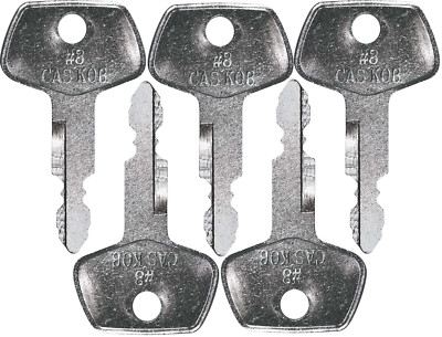 Fits #8 (K250) Kobelco Replacement Key *5 Pack*