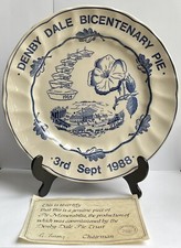 Denby Dale Bicentenary Pie 9th Edition Collectors Plate 3rd September 1988 