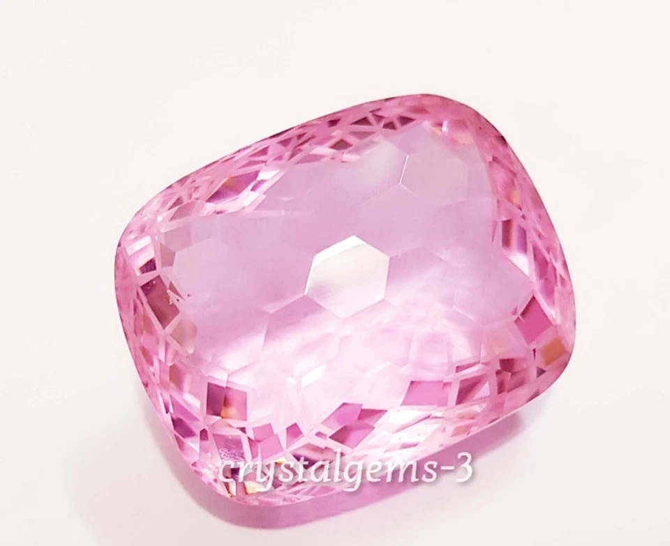 110 Ct Color Change Alexandrite Football Carving Shipping Cushion Loose Gemstone - Image 3 of 4