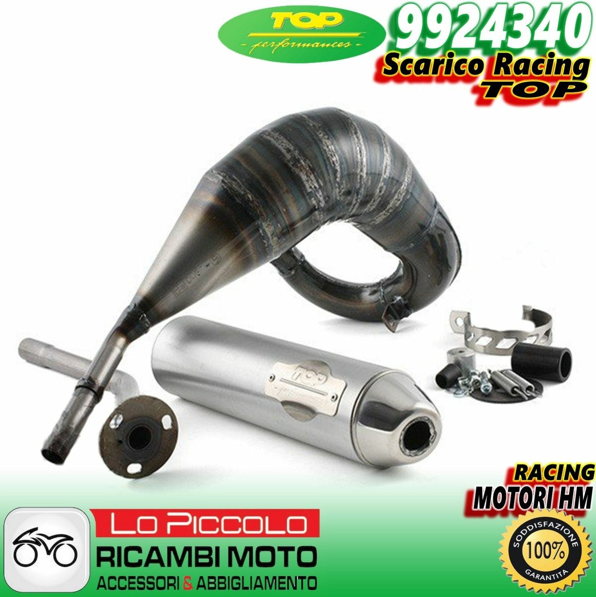 FMF Racing Gras Échappement Tuyau Expansion Chambre pour Yamaha YZ 250