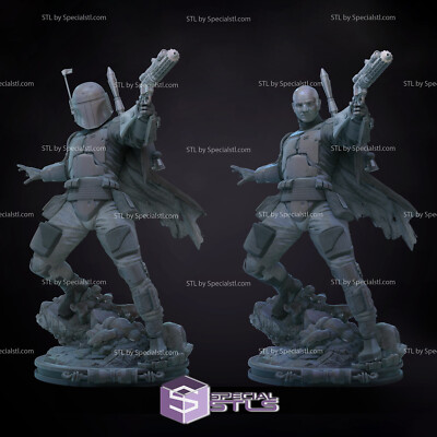 Boba Fett Resin Sculpture Statue Model Kit Star Wars Unpainted