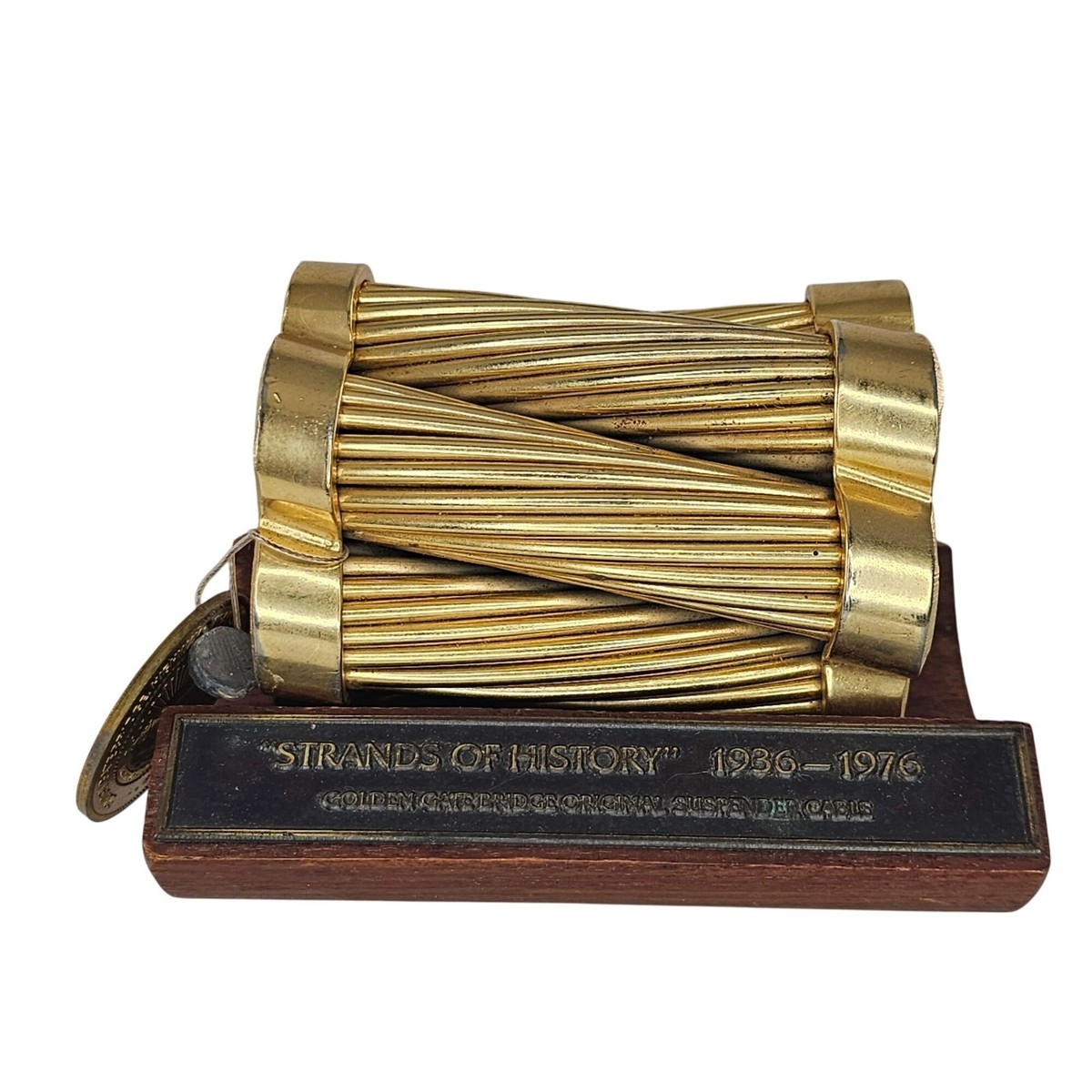 【美品】⭐️Strands of History ゴールデンゲートブリッジ Golden Gate Bridge Strands Of History 1936-1976 Redwood Empire