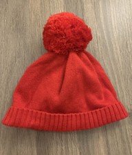 Janie And Jack Red Pom Beanie Hat Baby Size 6 to 12 Months New