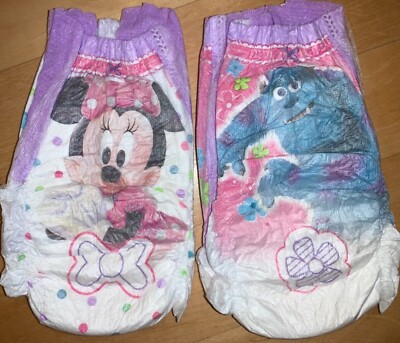 Vintage 6ct Huggies 4-5T Minnie Monsters Training Pants 2013 Pull-Ups  SAMPLE