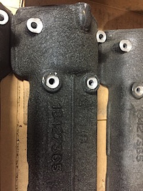 Vintage Maserati V8 cam covers