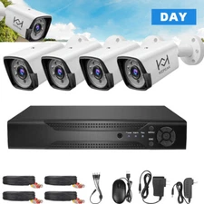 H.265+ Full 1080p Home Security Camera System Outdoor Indoor, 5MP-Lite CCTV DVR